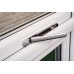 Jackloc uPVC Inline Espagnolette Locking Multipoint Window Handle - 15mm Spindle - Dual - Pol Chrome