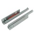 FVG Base Mount Push to Open Drawer Runner - Single Extension - 300mm Length - 25kg - Zinc
