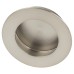 Exel Circular Flush Cabinet Pull Handle - 65mm Diameter - Satin Stainless Steel