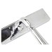 From The Anvil Newbury uPVC Slimline Multipoint Door Handle - 92mm c/c - Polished Chrome