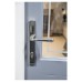 From The Anvil Newbury uPVC Slimline Multipoint Door Handle - 92mm c/c - Polished Chrome
