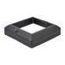 Metal Base Plate Cover - 96 x 96mm - Premium Black Galvanised