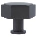Alexander & Wilks Vesper Hex Cabinet Knob - 40mm Diameter - Dark Bronze