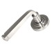 From The Anvil Satin Stainless Steel Door Handles on Round Rose - Avon Range 