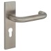 Exel Satin Stainless Steel 19mm Return to Door Euro Lock Door Handle - Square - 47.5mm c/c