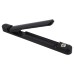 Jackloc uPVC Inline Espagnolette Locking Multipoint Window Handle - 50mm Spindle - Dual - Black