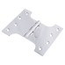 Parliament Hinge - 100 x 75 x 125mm - Polished Chrome - Pair