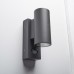 Hampstead 3W LED Outdoor Up & Down Wall Light with PIR - IP54 - 3000K Warm White - Anthracite