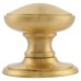 Hampstead Round Centre Door Knob - 80mm Rose Diameter - Satin Brass