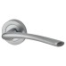 Exel Rimini Latch Door Handle on Rose Kit - Satin Chrome
