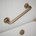 Rothley 25mm Steel Grab Rail - 305mm Length - Antique Brass 