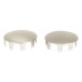 Rothley 40mm Handrail System - Shallow End Caps - Brushed Nickel - Pack of 2 Rothley 40mm Handrail System - Shallow End Caps - Brushed Nickel - Pack of 2