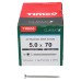 TIMCO Classic Pozi Countersunk Wood Screws - 5.0 x 70mm - A2 Stainless Steel - Pack of 200