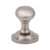 Heritage Brass by M Marcus Suffolk Oval Mortice Door Knob - 57mm Rose Diameter - Satin Nickel