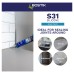 Bostik S31 Neutral Sanitary Sealant - 310ml - Grey
