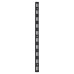 Exel Twin Slot Shelf Wall Upright - 500mm Length - Black
