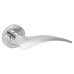 Serozzetta by Carlisle Brass Olivier Latch Door Handle on Rose Kit - Polished Chrome