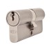 UNION J2X18 Pattern 5 Pin 64mm Euro Double Cylinder - 32 + 32mm - Satin Chrome - Keyed to Differ