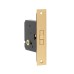 Jedo Sliding Door Bathroom Lock - 76mm Case - 56mm Backset - Satin Brass
