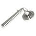 From The Anvil Polished Stainless Steel Door Handles on Round Beehive Rose - Newbury Range 