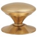 Exel Budget Victorian Round Cabinet Knob - 32mm Diameter - Polished Brass