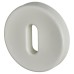 Hoppe AR600/26 Nylon Escutcheon - 52mm Diameter - Keyhole - Diamond White - Pair