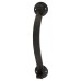 Olde Forge Scroll Pull Handle - 370mm Length - Black