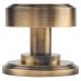Hampstead Riley Mortice Door Knob - 62mm Rose Diameter - Antique Brass