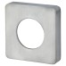 Jigtech Square Passage Rose Cover - 52 x 52mm - Satin Chrome