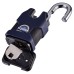 Squire High Security Closed Shackle Padlock - 16 x 16mm Shackle - Keyed to Differ - Blue