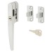 Exel Timber Range Locking Night Vent Wedge Casement Window Fastener - Reversible - Bright Chrome