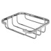 Croydex Wirework Small Shower Soap Dish Basket - 35 x 130 x 100mm - Mild Steel