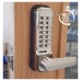 Borg BL2401 Easicode Pro Push Button Code Lock - Holdback Option - Stainless Steel