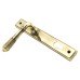 From The Anvil uPVC Reeded Slimline Multipoint Lock Door Handle - Euro - 92mm c/c - Aged Brass
