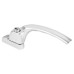 Hoppe uPVC/Timber Espagnolette Locking Multipoint Window Handle - Right Hand - Anodised Silver 