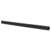 Exel Lines Stair Rod with Fluted Finials - 900mm Length - Matt Black