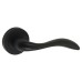 Exel Matt Black Door Handles on Round Rose - Sussex Range 
