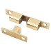 Veel-2 Double Ball Roller Catch - 43 x 8 x 11mm - Polished Brass - Pack of 5