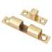 Veel-2 Double Ball Roller Catch - 43 x 8 x 11mm - Polished Brass - Pack of 5