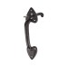 Elan Cottage Thumb Latch Set - Metalized Antique Black Iron