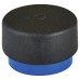 Hoppe AR612 Nylon Floor/Wall Mounted Door Stop - 32 x 20mm - Cobalt Blue