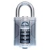 Squire Vulcan Combination Open Shackle Padlock - 40mm Body - 20 x 17mm Shackle - Blue