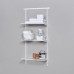 elfa Wardrobe & Storage Starter Kit - 1 Bay, 3 Ventilated Wire Shelf - 641 x 1532 x 320mm - White