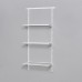 elfa Wardrobe & Storage Starter Kit - 1 Bay, 3 Ventilated Wire Shelf - 641 x 1532 x 320mm - White
