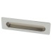 Exel Rectangular Flush Cabinet Pull Handle - 139 x 39mm - Polished Chrome