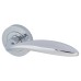 Exel Morgan Bathroom Lock Door Handle on Rose Kit - Polished Chrome