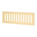 Hampstead Plain Slotted Vent - 229 x 76mm - 4085mm² Free Air Flow - Polished Brass