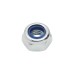 Self Locking Nut Nylon Insert - M6 - Zinc Plated - Pack of 25