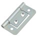 Flush Cabinet Hinge - 50 x 36 x 1mm - Zinc Plated - Pack of 10 Pairs