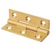 Solid Drawn Butt Cabinet Hinge - 50 x 28 x 1.45mm - Satin Brass - Pair